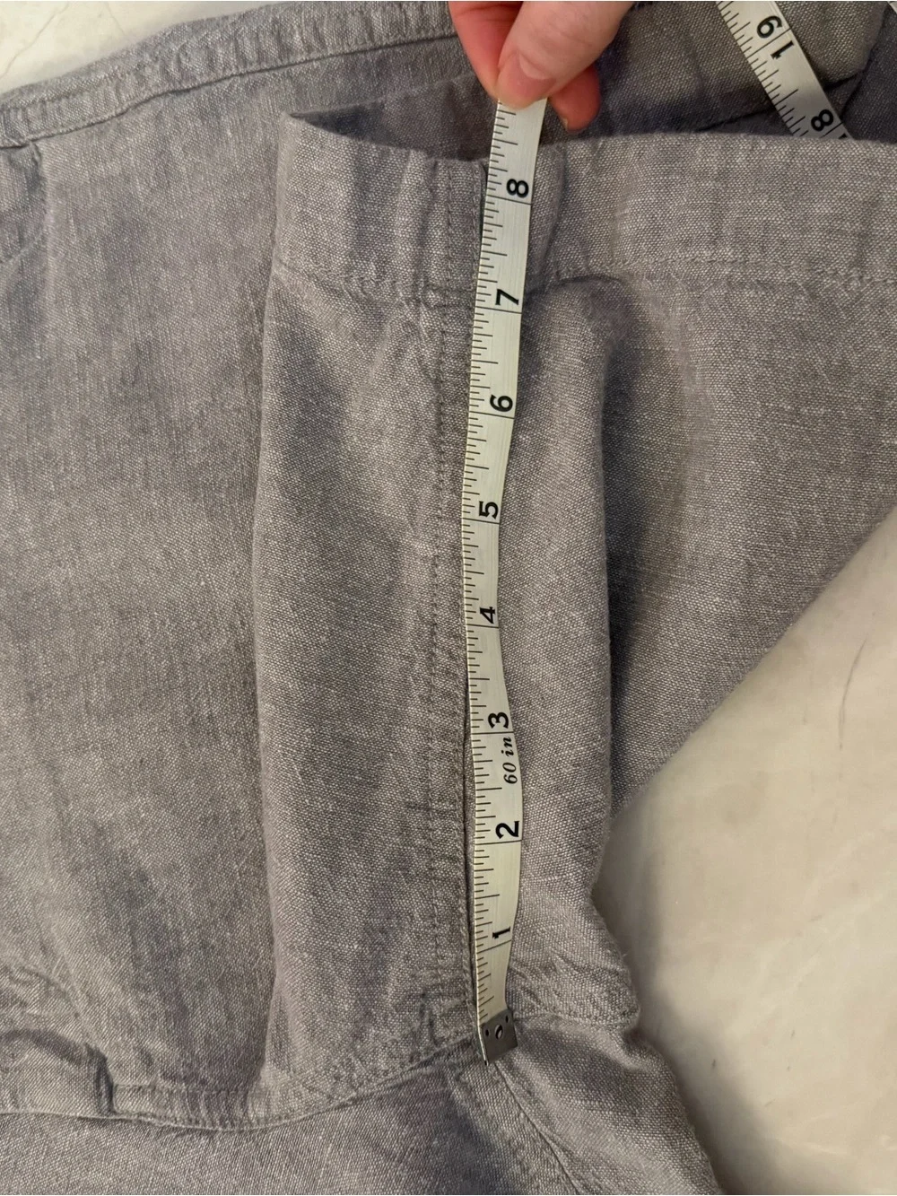 J. Crew Men's Light Gray Flat-Front Shorts